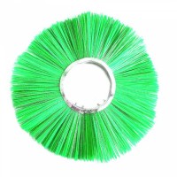 Poly Bristle Wafer Sweeper Brush,Road Sweeper Cleaning Round Brush