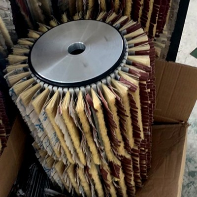 300mm Outer Diameter Wood Sandpaper Polishing Brush